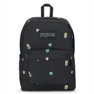 Batohy Batoh Na Notebook JanSport SuperBreak® Plus Černé | CZNEJ38021