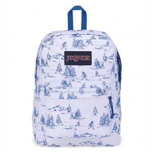 Batohy Školní batohy JanSport SuperBreak® Plus Bílé Blankyt | YCZGT97436