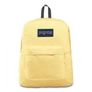 Batohy Školní batohy JanSport SuperBreak® Plus Žluté | BCZSD52340