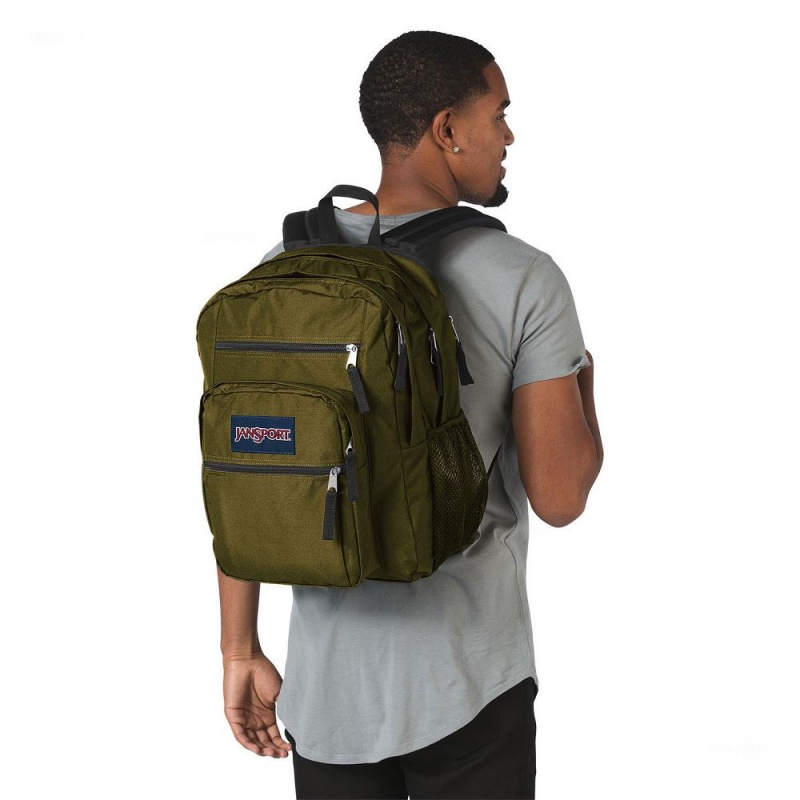 Batohy Batoh Na Notebook JanSport BIG STUDENT Olivy Zelené | ACZDF13334