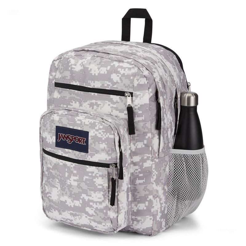 Batohy Batoh Na Notebook JanSport BIG STUDENT Šedé Maskáčové | GCZUC20170