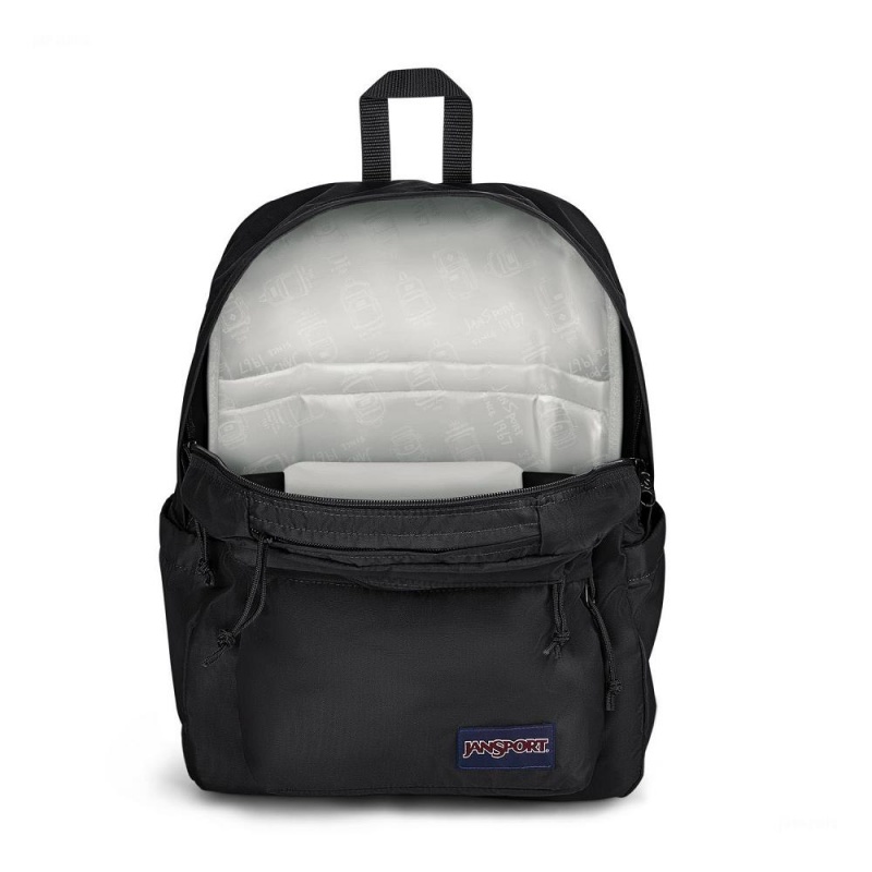 Batohy Batoh Na Notebook JanSport Double Break Černé | CZXMI98259