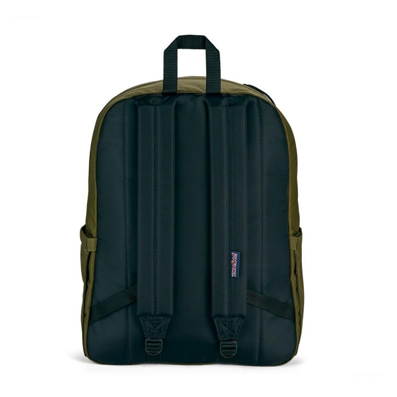 Batohy Batoh Na Notebook JanSport Double Break Olivy Zelené | CZNZX91705