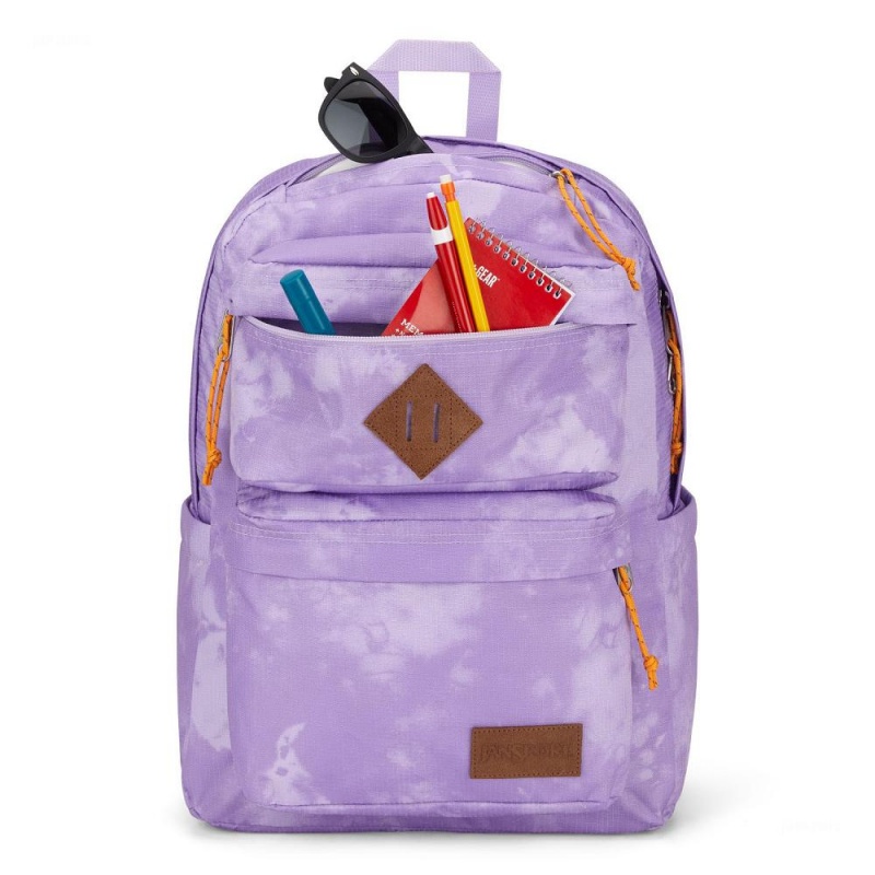 Batohy Batoh Na Notebook JanSport Double Break Fialové | BCZSD94796