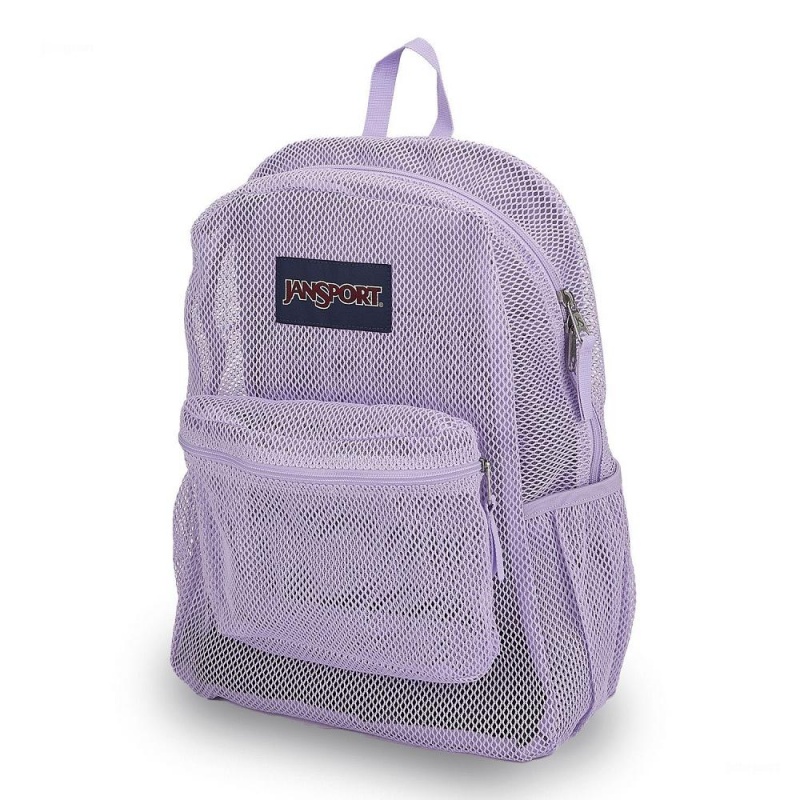 Batohy Batoh Na Notebook JanSport ECO MESH PACK Fialové | CZDFL46869