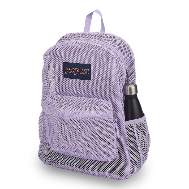 Batohy Batoh Na Notebook JanSport ECO MESH PACK Fialové | CZDFL46869