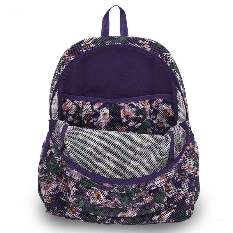 Batohy Batoh Na Notebook JanSport ECO MESH PACK Fialové | PCZER39095