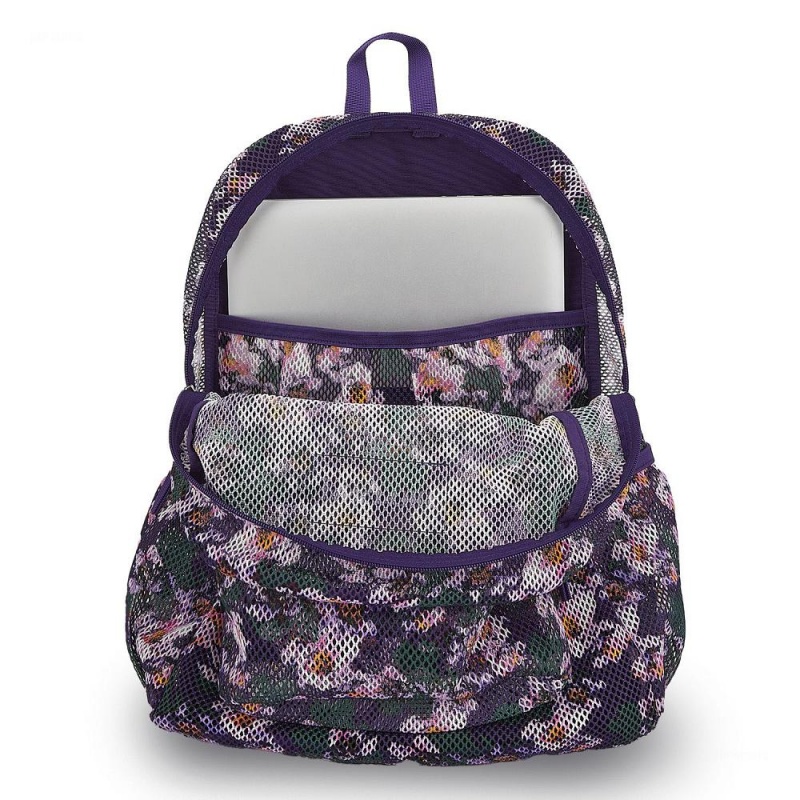 Batohy Batoh Na Notebook JanSport ECO MESH PACK Fialové | PCZER39095