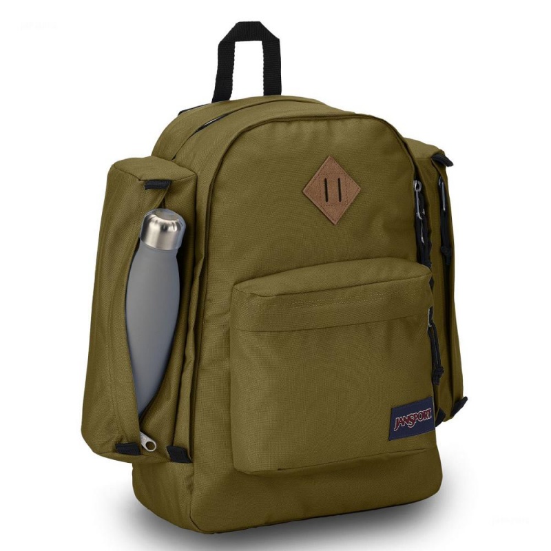 Batohy Batoh Na Notebook JanSport Field Pack Olivy Zelené | ECZHC10699