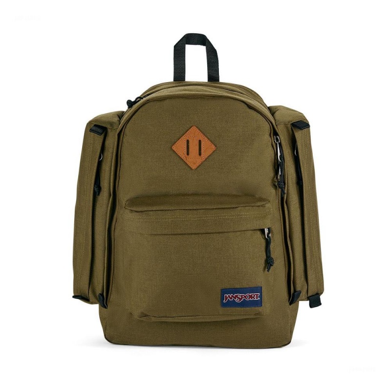 Batohy Batoh Na Notebook JanSport Field Pack Olivy Zelené | ECZHC10699