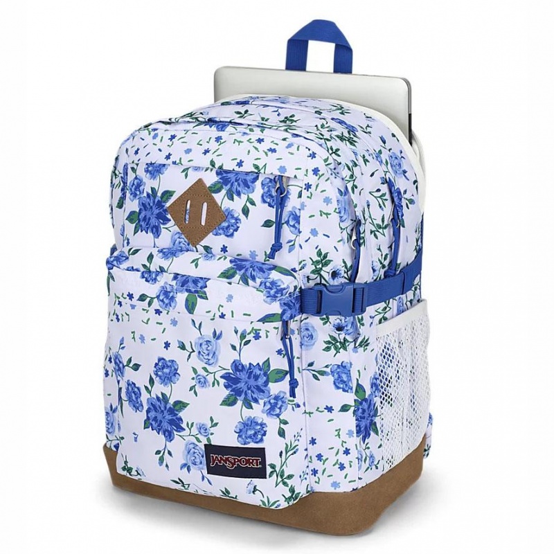 Batohy Batoh Na Notebook JanSport SUEDE CAMPUS Bílé Blankyt | CZNEJ65964