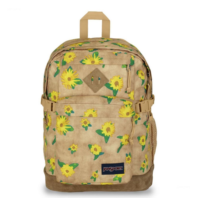 Batohy Batoh Na Notebook JanSport SUEDE CAMPUS Hnědožlutý | BCZSD58442