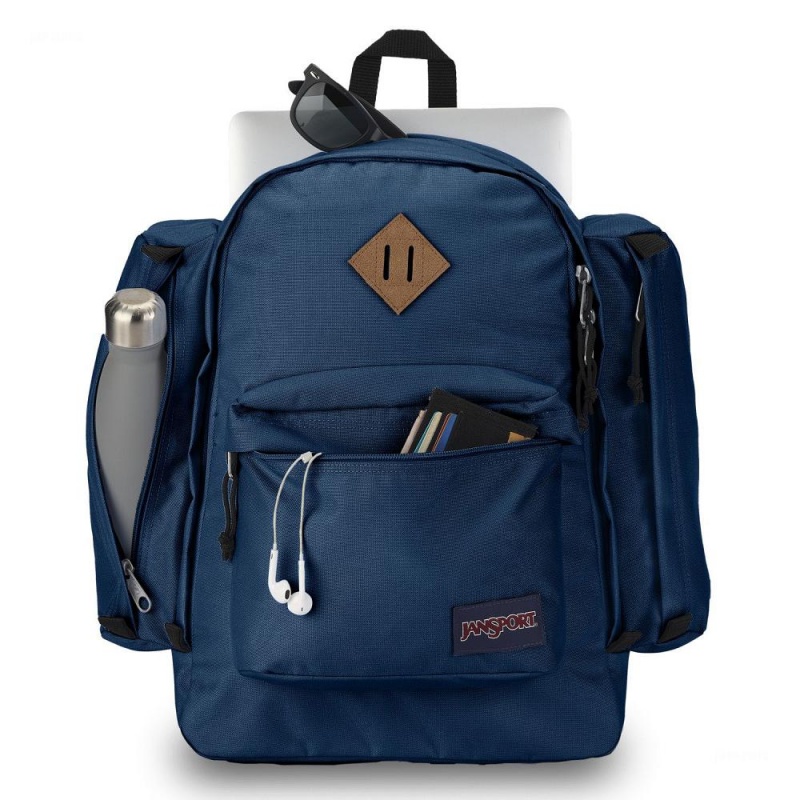 Batohy Turistický Batoh JanSport Field Pack Tmavě Blankyt | ECZVG71172