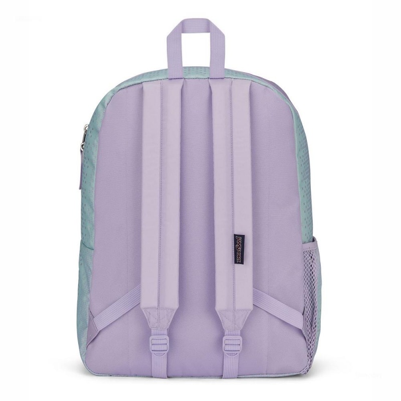 Batohy Školní batohy JanSport CROSS TOWN Fialové Zelene | YCZGT98581
