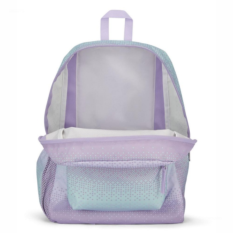Batohy Školní batohy JanSport CROSS TOWN Fialové Zelene | YCZGT98581