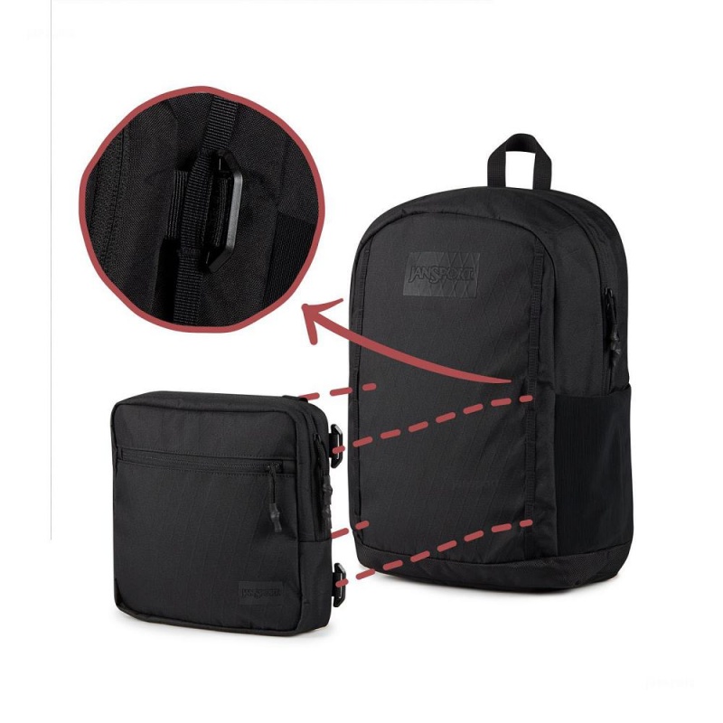 Batohy Školní batohy JanSport Pro Pack System Černé | YCZVQ85273