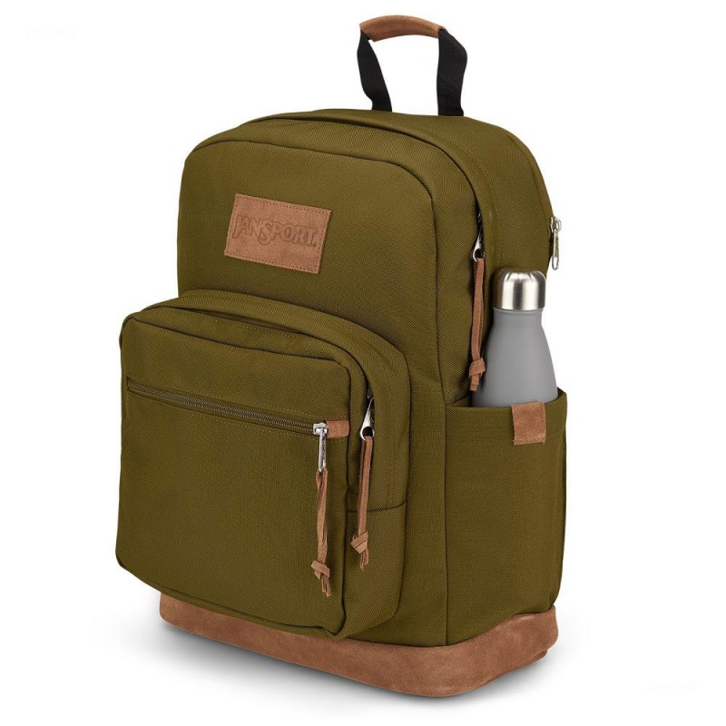 Batohy Školní batohy JanSport Right Pack Premium Olivy Zelené | UCZTG19034