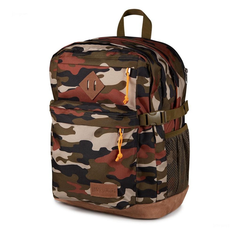 Batohy Školní batohy JanSport SUEDE CAMPUS Maskáčové | TCZWZ88754