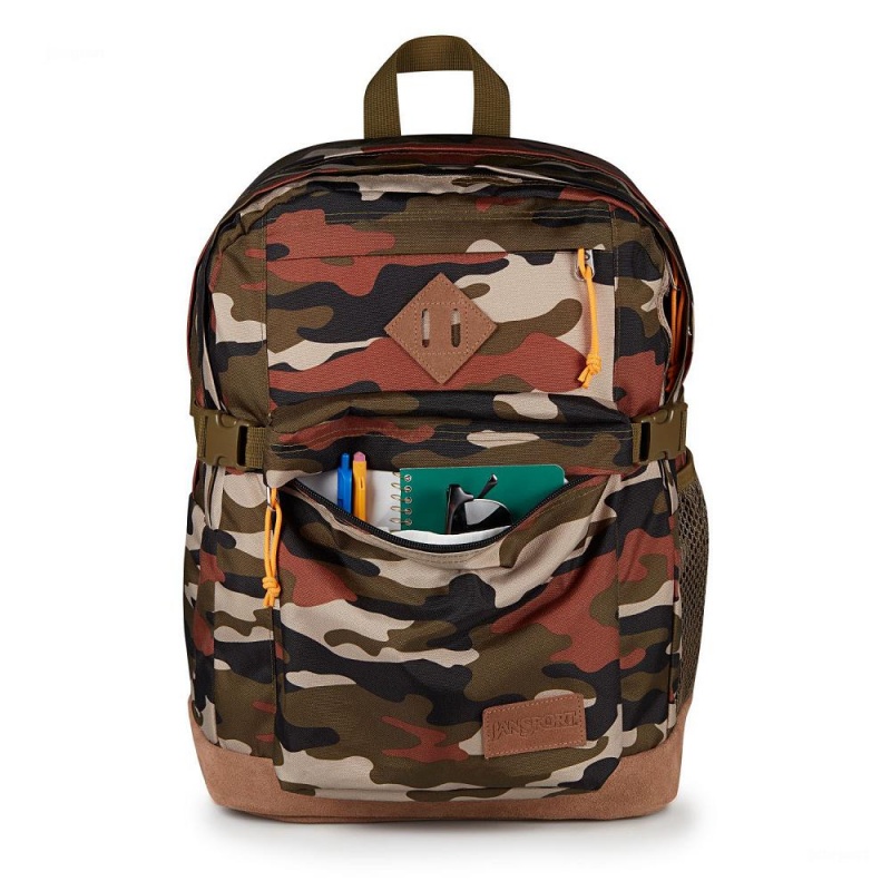 Batohy Školní batohy JanSport SUEDE CAMPUS Maskáčové | TCZWZ88754