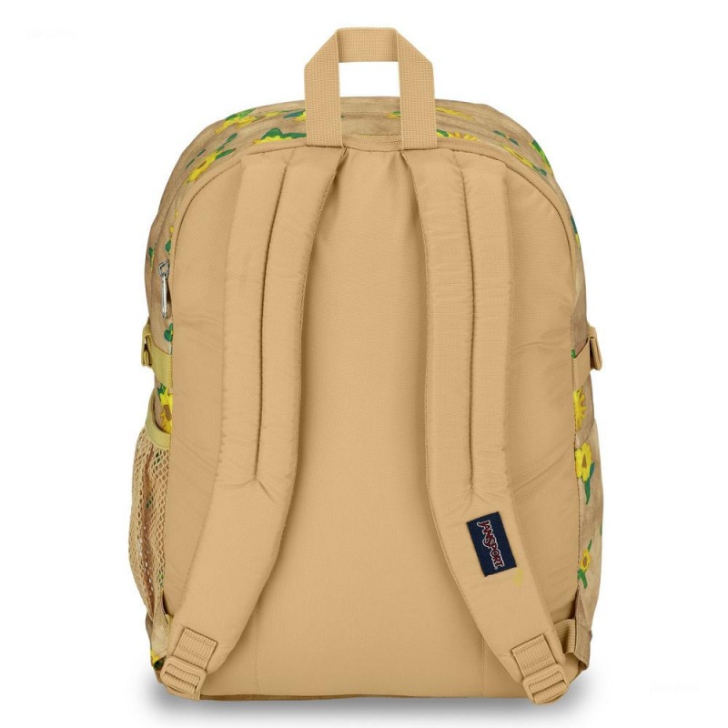 Batohy Školní batohy JanSport SUEDE CAMPUS Hnědožlutý | CZJKU59306