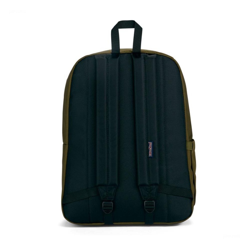 Batohy Školní batohy JanSport SuperBreak® Plus Olivy Zelené | CZICD17681
