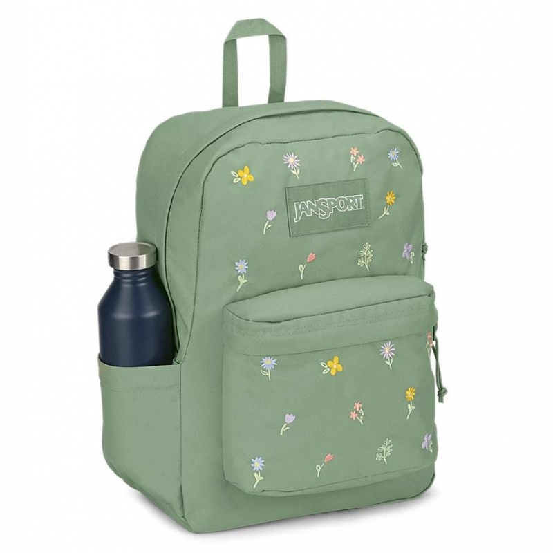 Batohy Školní batohy JanSport SuperBreak® Plus Zelene | TCZPQ51921