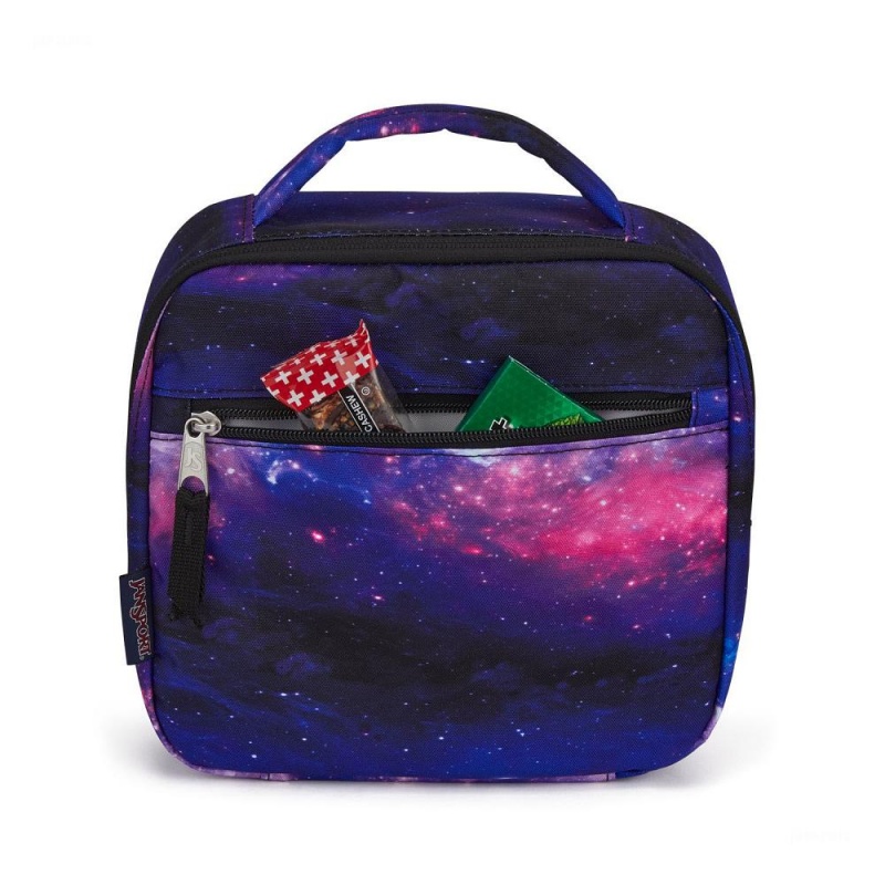 Tašky Obědová Taška JanSport LUNCH BREAK Tmavě Blankyt Růžové | FCZUI49721