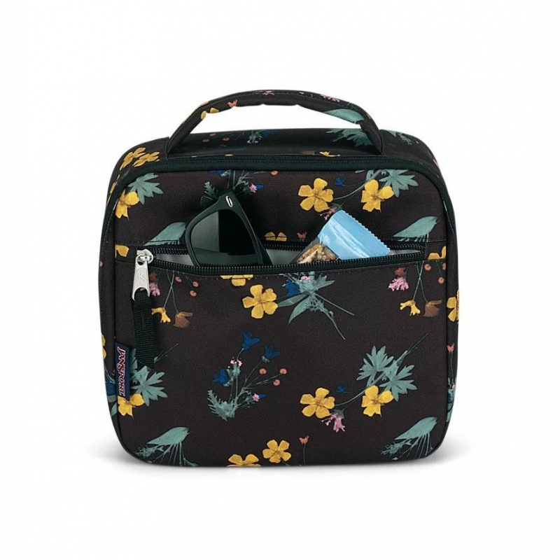 Tašky Obědová Taška JanSport LUNCH BREAK Černé Žluté | CZQAV85044